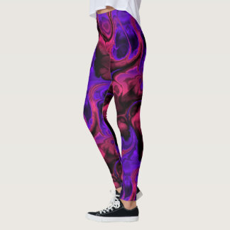 Fraktal konst 2-10 leggings
