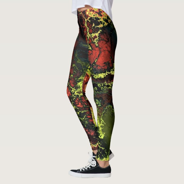 Fraktal konst 2-23 leggings (Vänster)