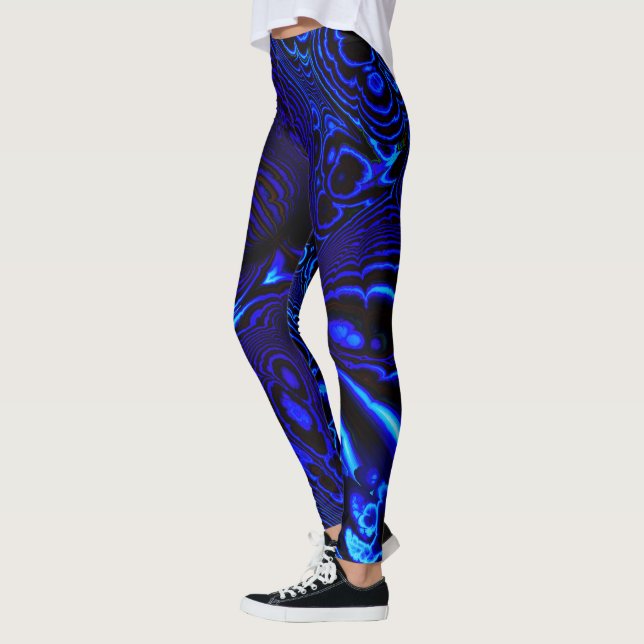 Fraktal konst 32 leggings (Vänster)