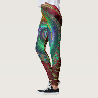 Fraktal konst 37-38 Bildalternativ Leggings