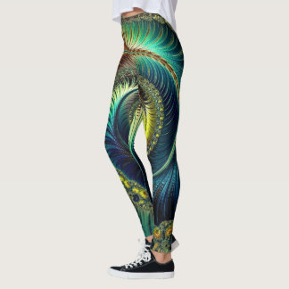 Fraktal konst 41-42 Bildalternativ Leggings