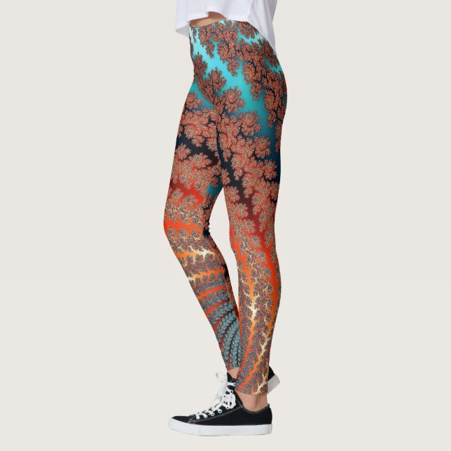 Fraktal konst 53 leggings (Vänster)