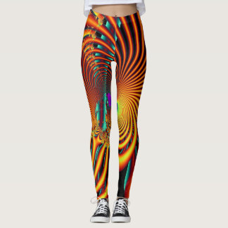 Fraktal konst 65 leggings