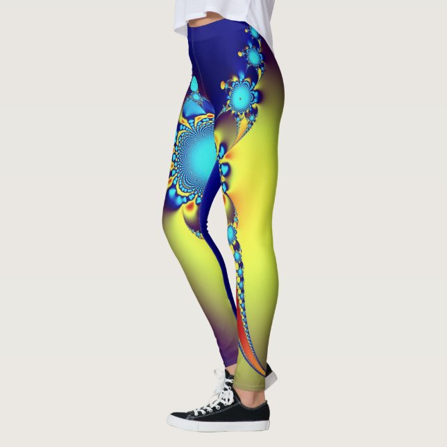 Fraktal konst 66 leggings (Vänster)