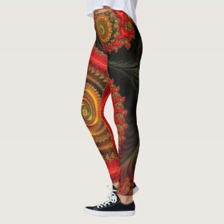 Fraktal konst 67 leggings