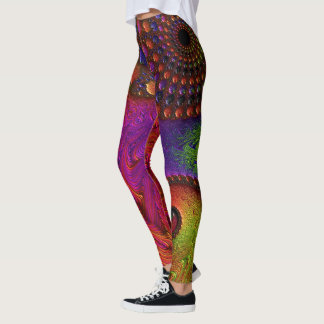 Fraktal konst 68 leggings