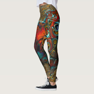 Fraktal konst 71 leggings