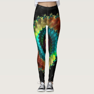 Fraktal konst 74 leggings