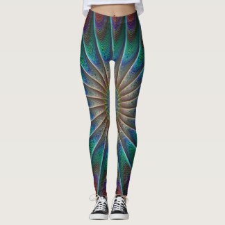 Fraktal konst 80 leggings