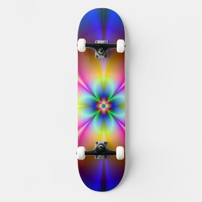 Fraktal konst 8 Skateboard Bräda 19,5 Cm (Framsida)