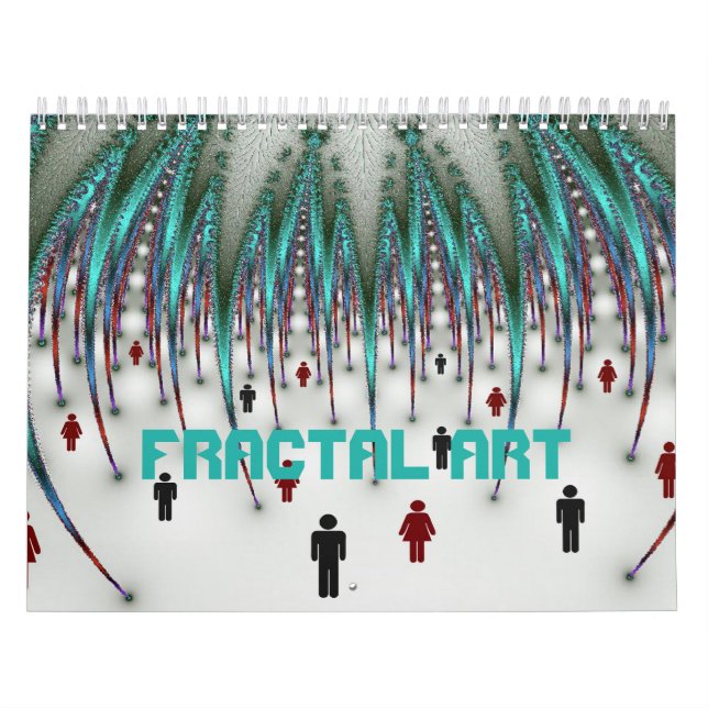 Fraktal-Kunst Kalender (Omslag)