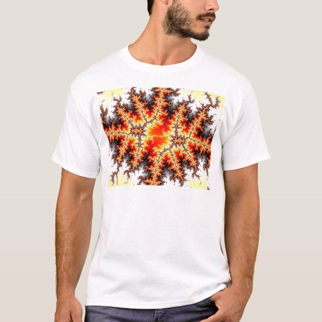 Fraktal mandelbrot set tee shirt (Framsida)
