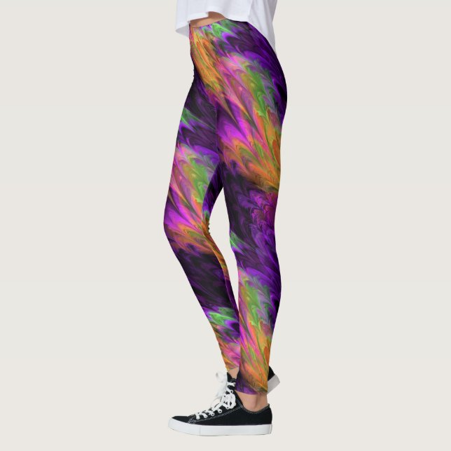 Fraktal Marmor 4-1 Leggings (Vänster)