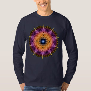 Fraktal taggig ornament t shirt