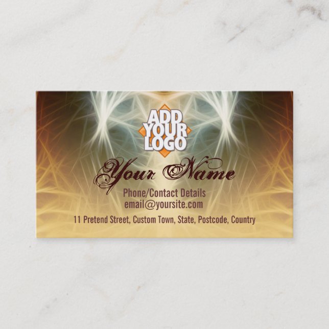 Fraktaliton AFFÄRSKORT Visitkort (Framsida)