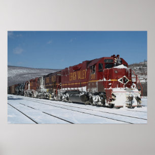 Fraktar för blytak för nr. 311 för Lehigh dal EMD, Poster