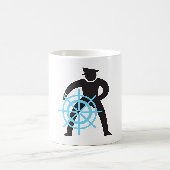 Fraktasens kapten vid Helm Kaffemugg (Skapare uppladdad)