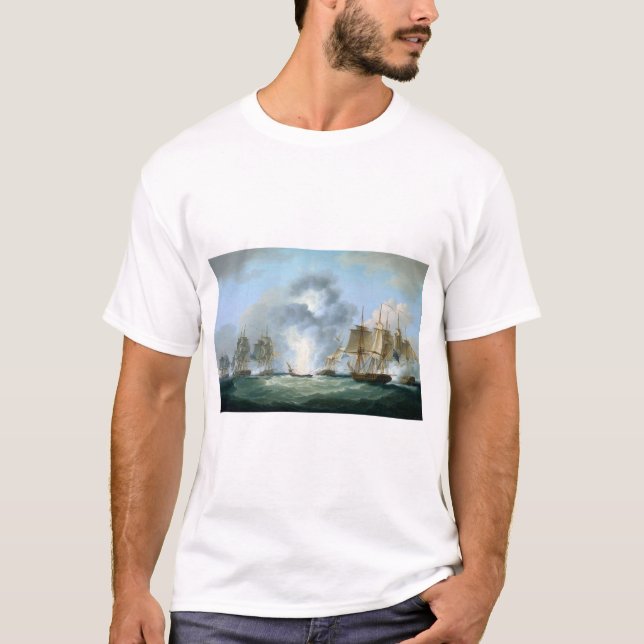 Fraktaser 1804 för spanska skatter t shirt (Framsida)