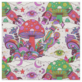 Fraktaser av vimma svampar och raketer tyg