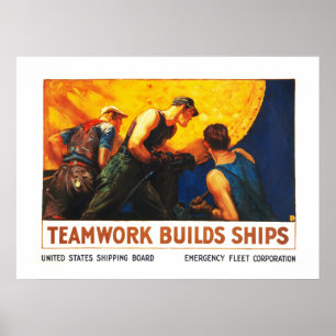 Fraktaser Byggs i teamet Poster