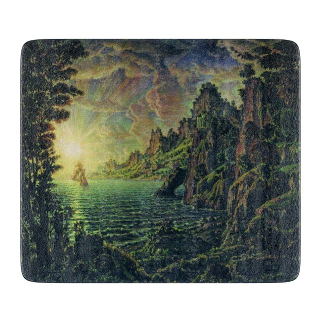 Fraktaser: Evening Sol (av Konstantin Bogaevsky) (Framsidan)