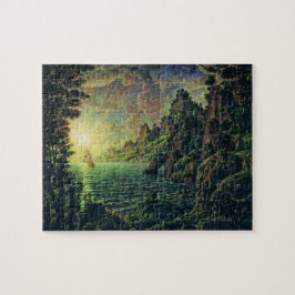 Fraktaser: Evening Sol (av Konstantin Bogaevsky) Pussel