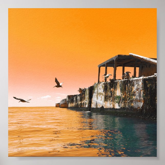 fraktaser för nationalparksbetong, drömamdaze poster (Framsidan)