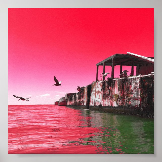 fraktaser för nationalparksbetong, drömamdaze poster (Framsidan)