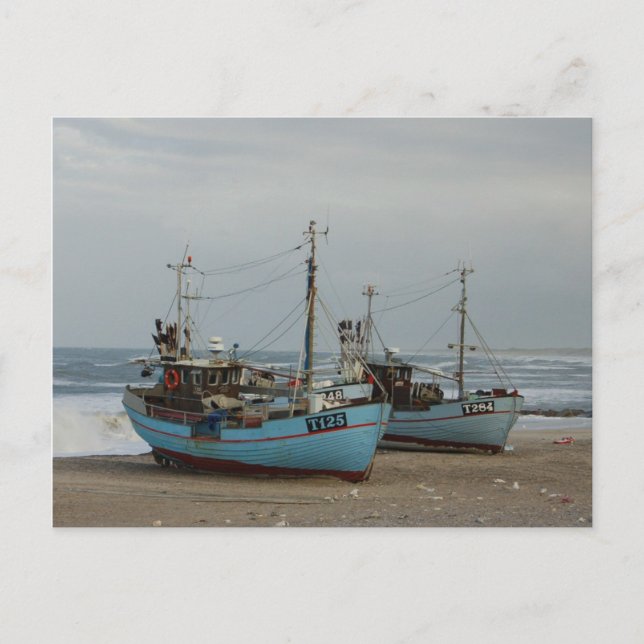 Fraktaser från Norre Vorupor, Danmark Vykort (Framsida)