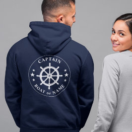 Fraktaser Helm Wheel Stars Kapten eller havets Nam T Shirt