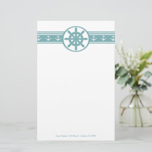 Fraktaser Hjul Personlig Stationery Brevpapper
