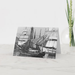 Fraktaser i hamn kort