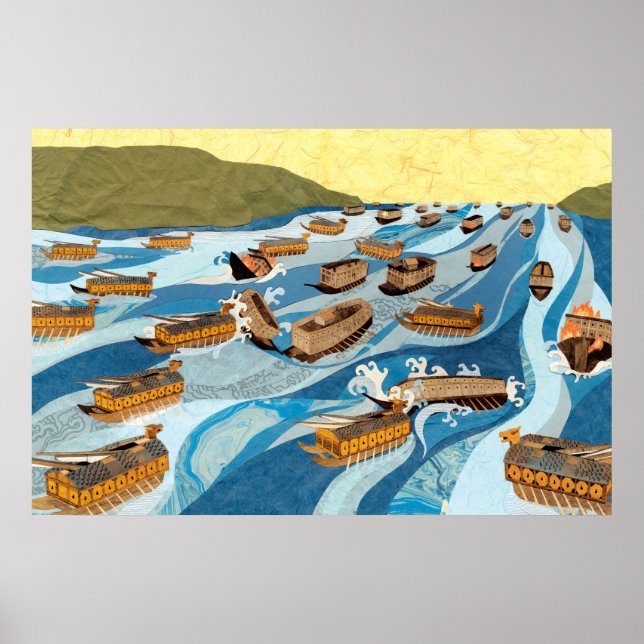 Fraktaser i slaget vid Myeongnyang Poster (Framsidan)