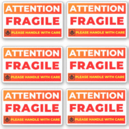 Fraktdekal (Vinyldekaler) för Ömtåliga Förpackning Klistermärken