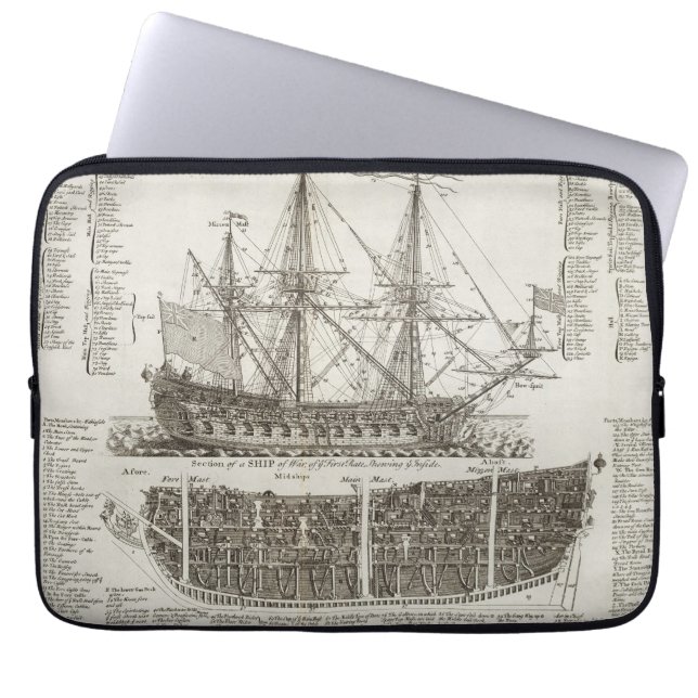 Fraktdiagramlaptop sleeve 13 flytta sig mycket (Framsidan)