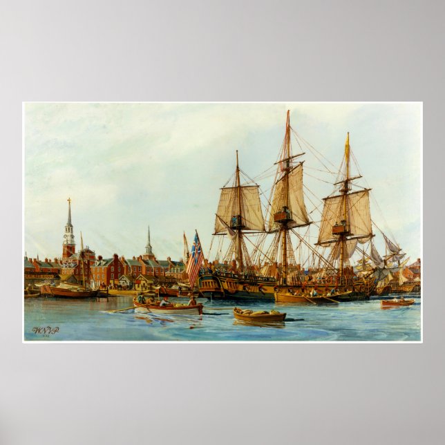 Frakten Alfred Navy av Nowland Van Powell Poster (Framsidan)