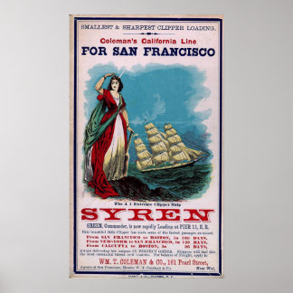 Frakten Clipper - Syren Poster