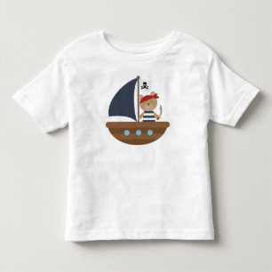 Frakten Cute Pirat Bear Pirater Tee Shirt