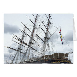 Frakten Cutty Sark Clipper Hälsningskort