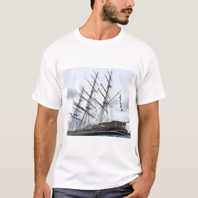 Frakten Cutty Sark Clipper T Shirt (Framsida)