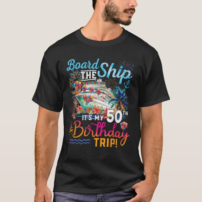 Frakten Det är min 50:e födelsedag Resa T Shirt (Framsida)