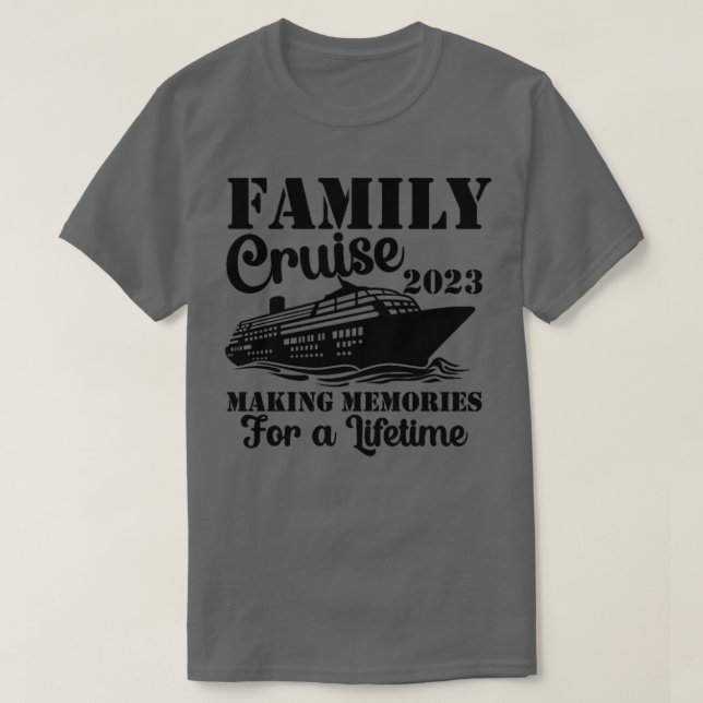 Frakten Family Cruise 2023 Vacation Funny Party Re T Shirt (Design framsida)