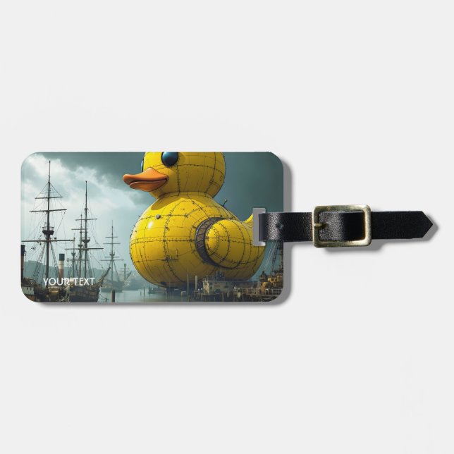 Frakten Fantasy Cute Anka Krig Bagagebricka (Horisontell Framsida)