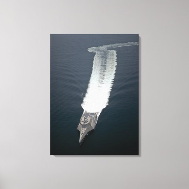 Frakten för kustkamp Självständighet 2 Canvastryck (Framsida)