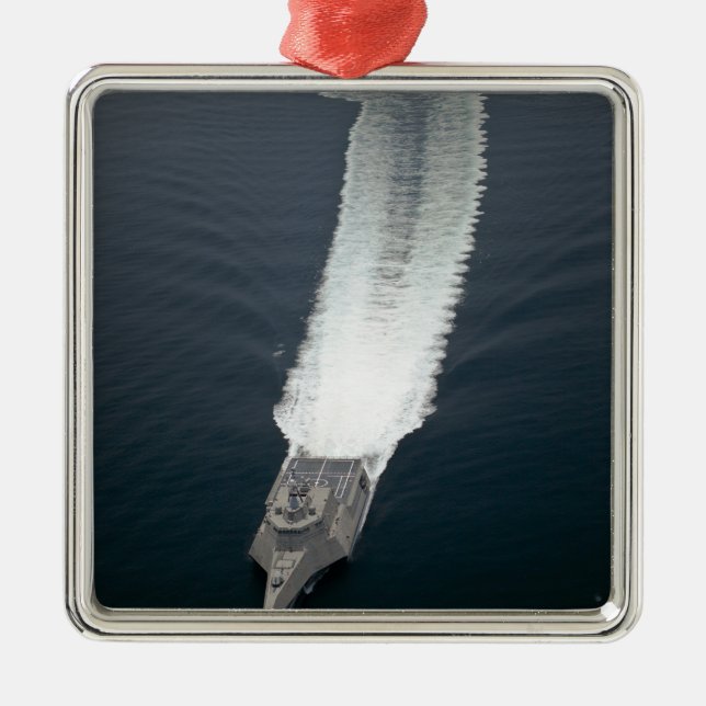 Frakten för kustkamp Självständighet 2 Julgransprydnad Metall (Framsidan)