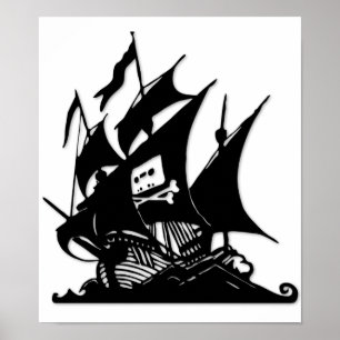 Frakten för Logotypen i Pirat Bay Poster