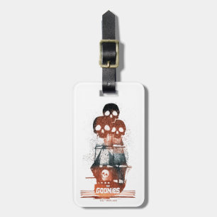 Frakten Goonies Pirat Silhouette Graphic Bagagebricka