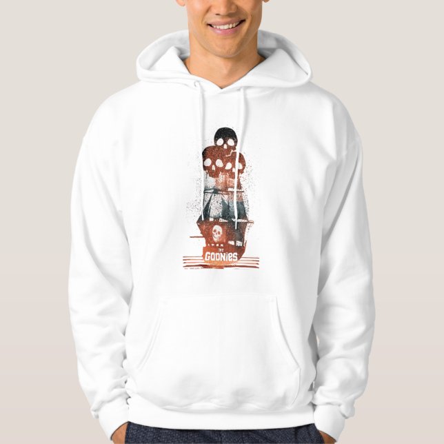 Frakten Goonies Pirat Silhouette Graphic Hoodie (Framsida)