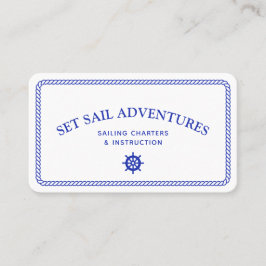 Frakten Helm Navy White Visitkort