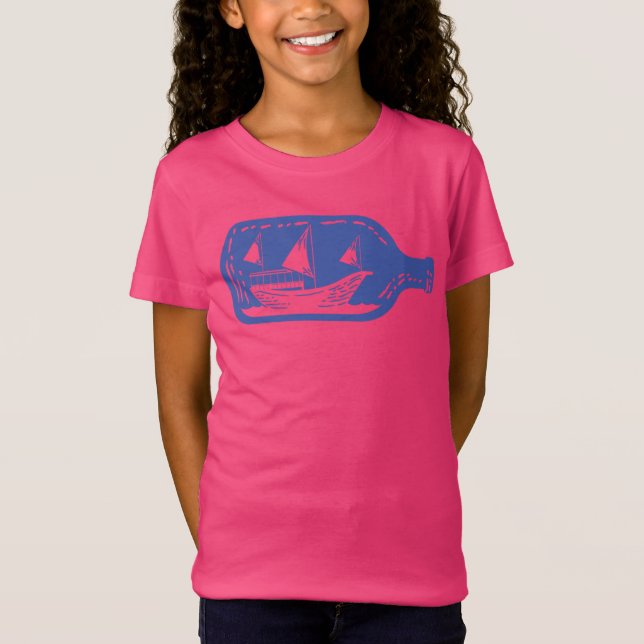 FRAKTEN i FLASKA T Shirt (Framsida)